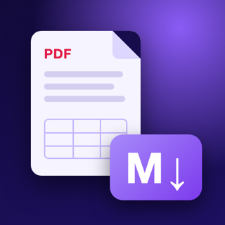 PDF to Markdown for LLMs & RAG Chunks - No Login icon